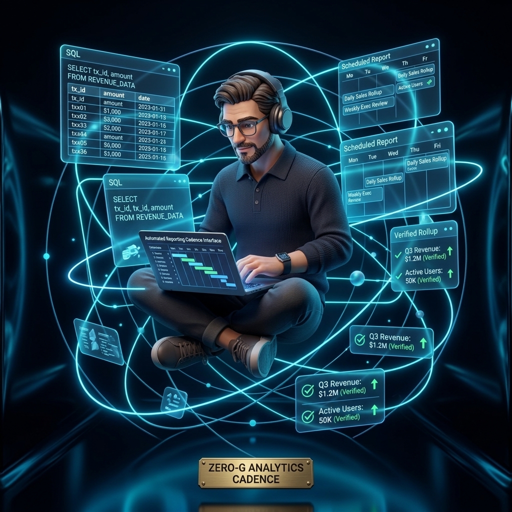 3D Reporting Analyst Character
